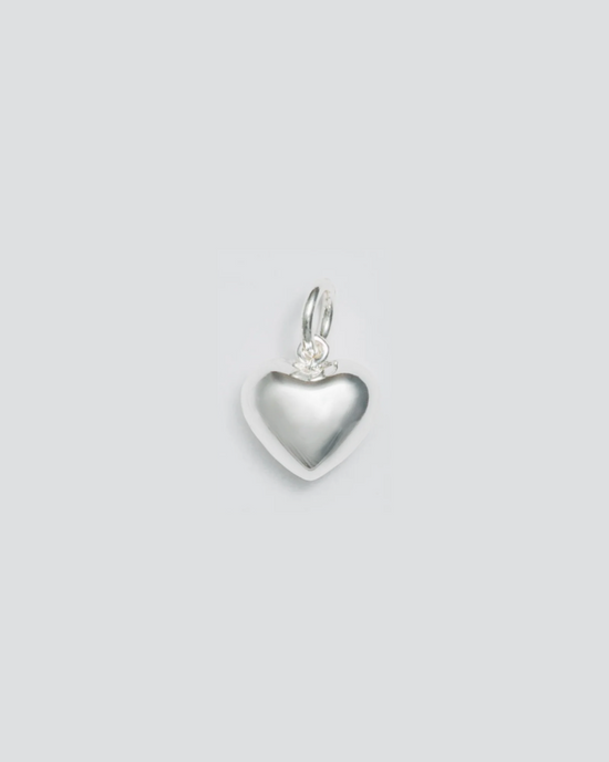 SINGLE HEARTBREAKER CHARM - SILVER