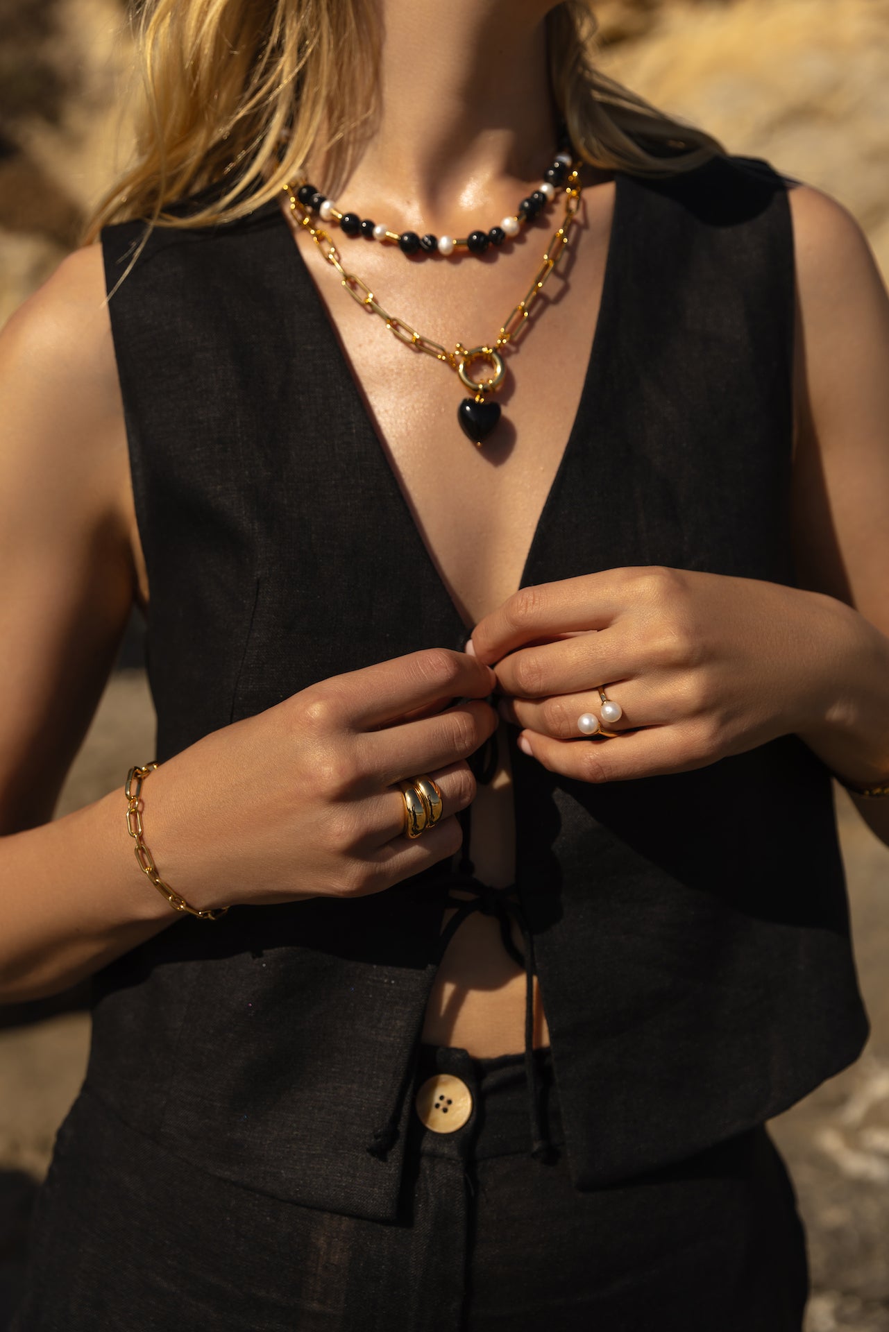 Bracelet tout-en-un - or