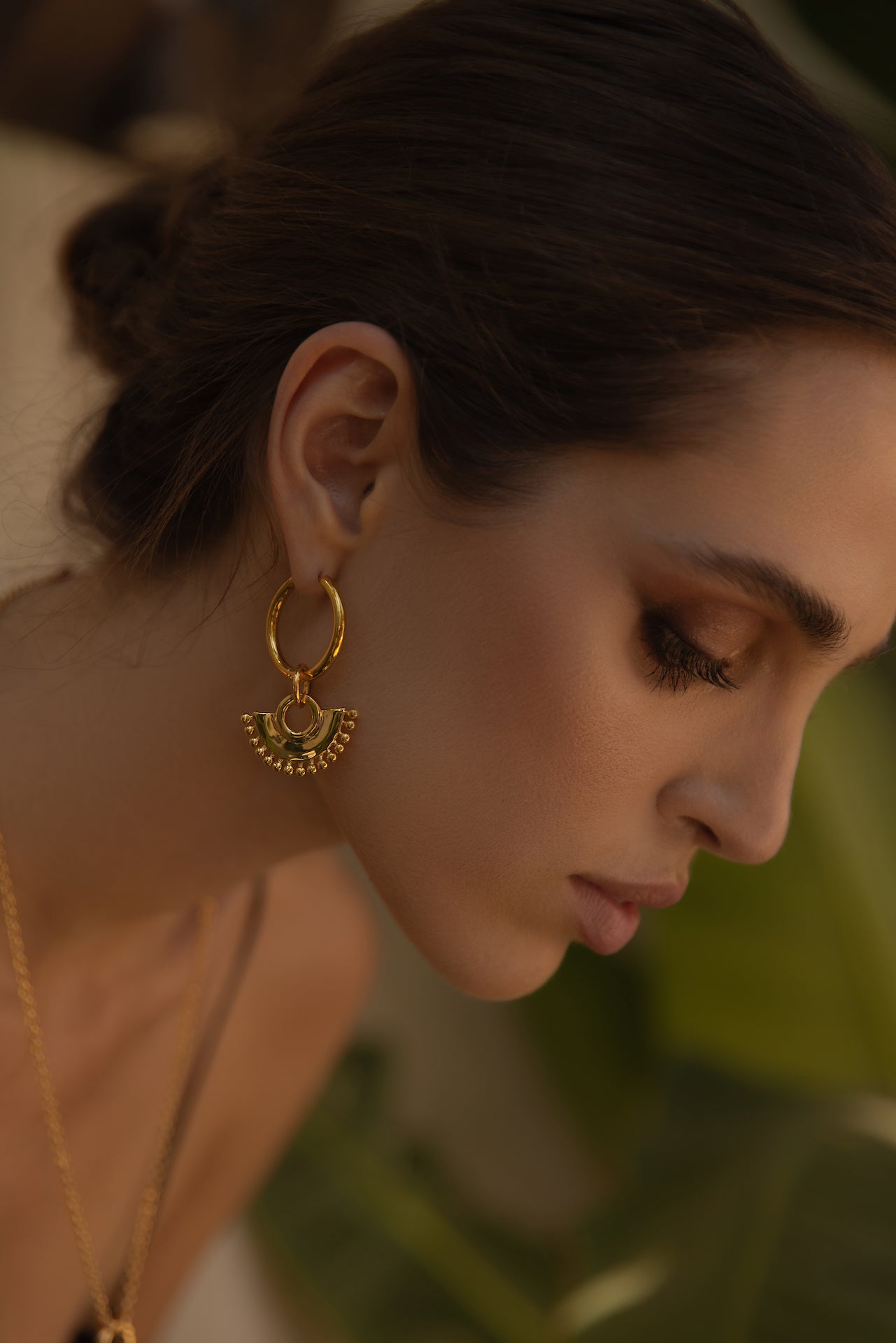 Boucles d'oreilles Yucca - or