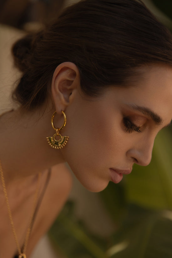 Boucles d'oreilles Yucca - or