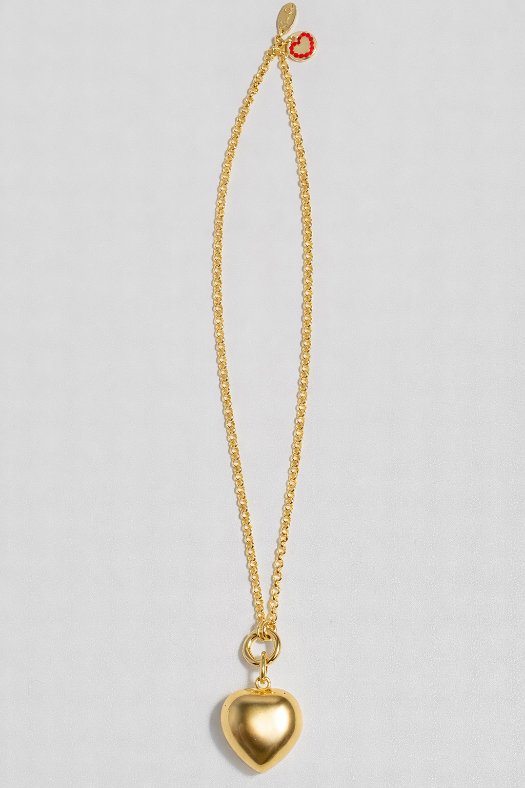 Bubble Heart Necklace - Gold