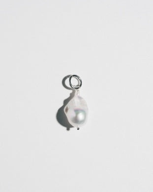 Baroque Pearl Charm - Silver