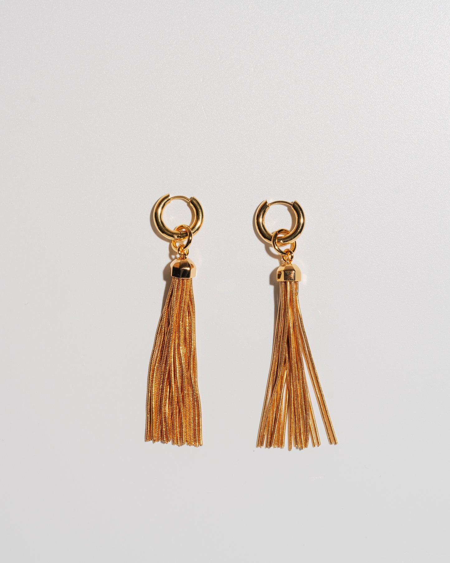 Gold Tassel Earrings