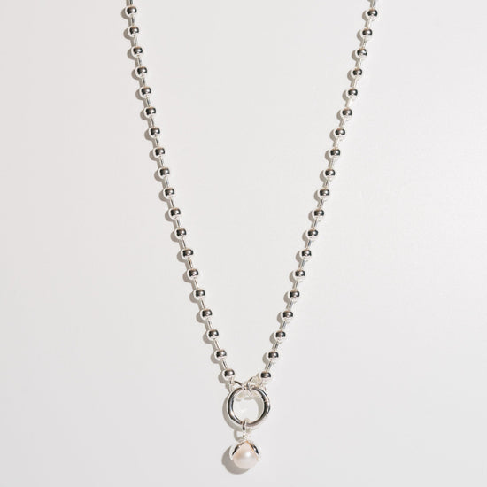 Collier goutte de neige - argent