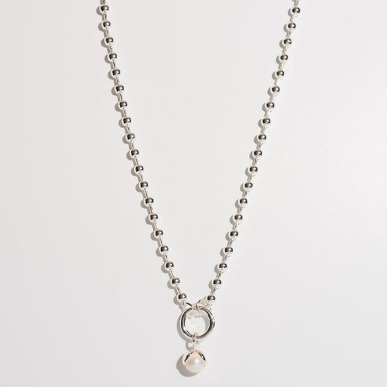 Snow Drop Necklace - Silver