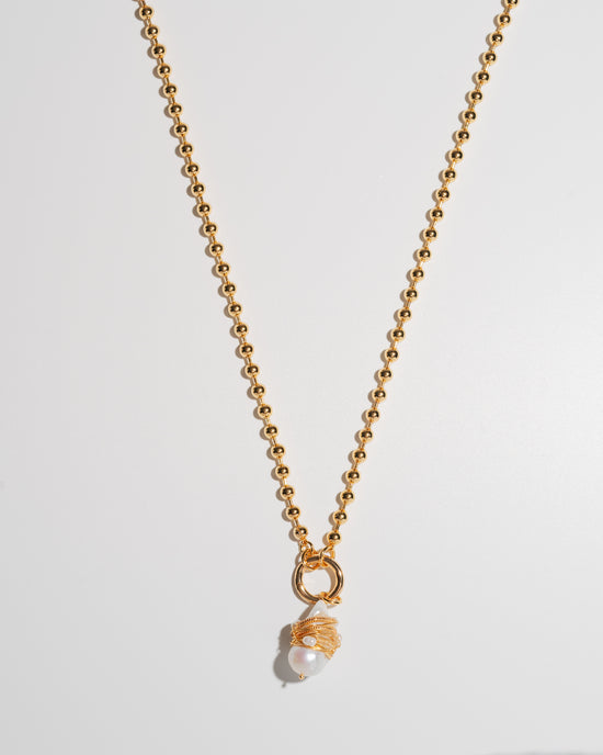 Charger l&amp;#39;image dans la galerie, Long collier de gouttes de neige - or
