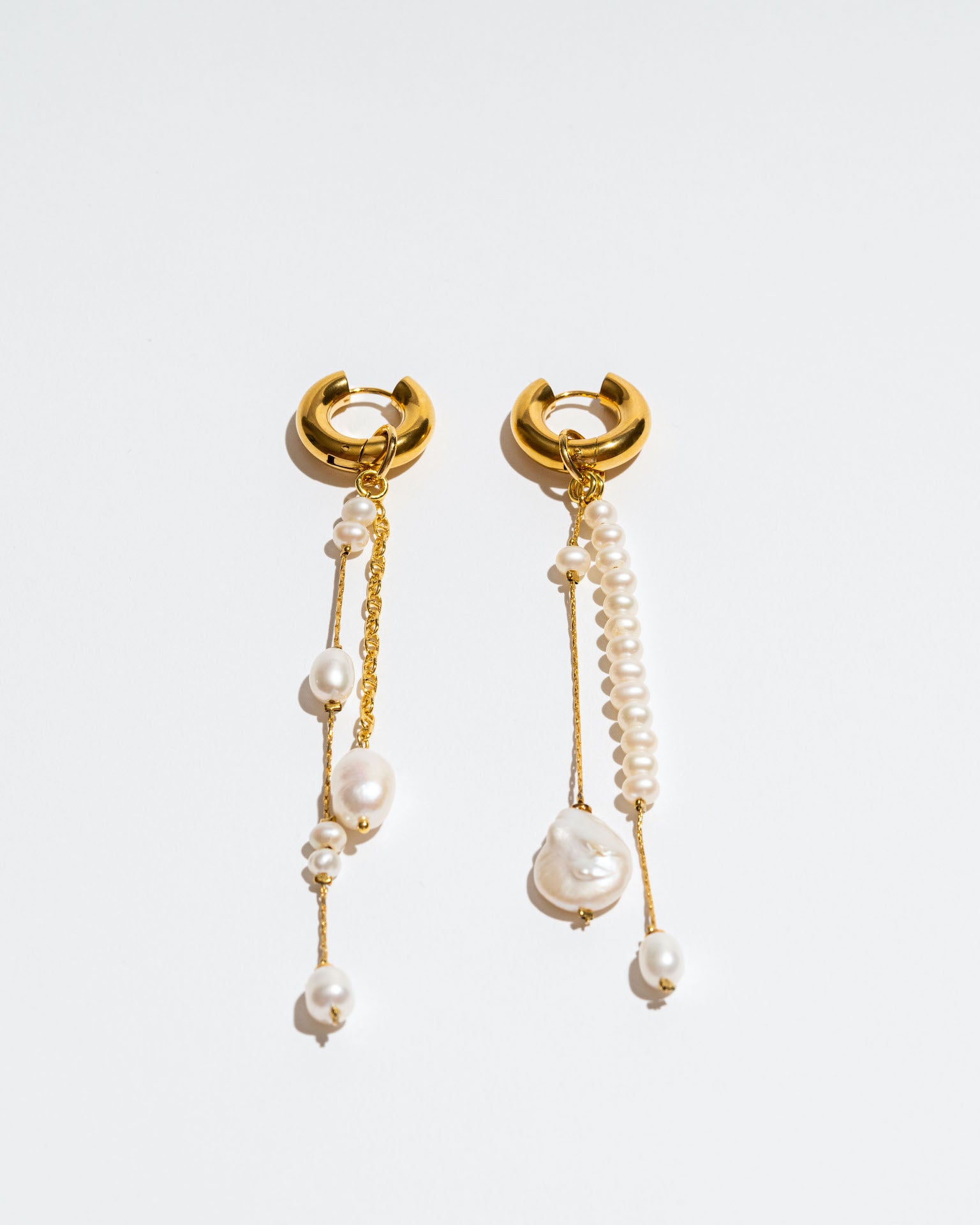 A Pearl Like Me Earrings - Gold
