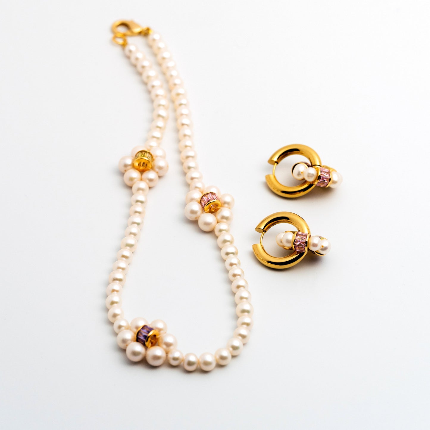 Flower Power Necklace & Earring Duo