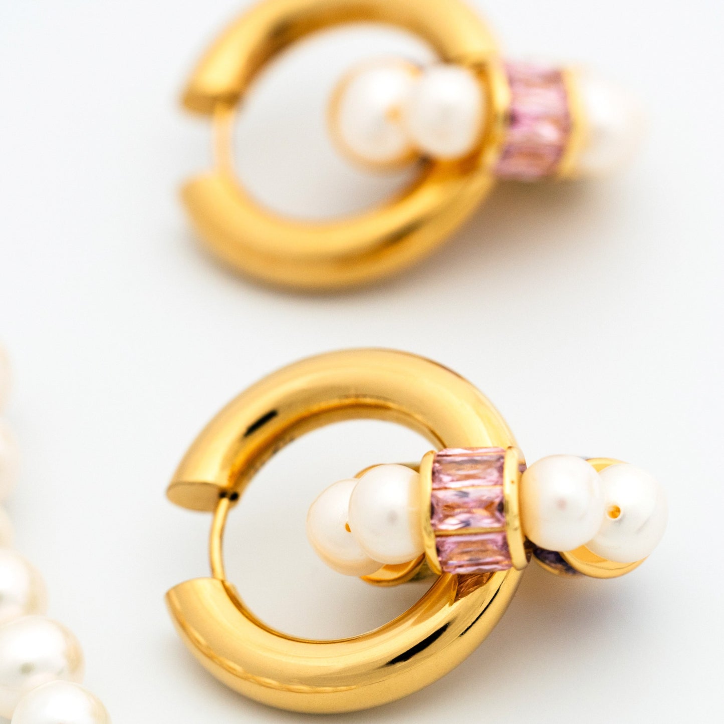 Duo collier et boucles d'oreilles Flower Power