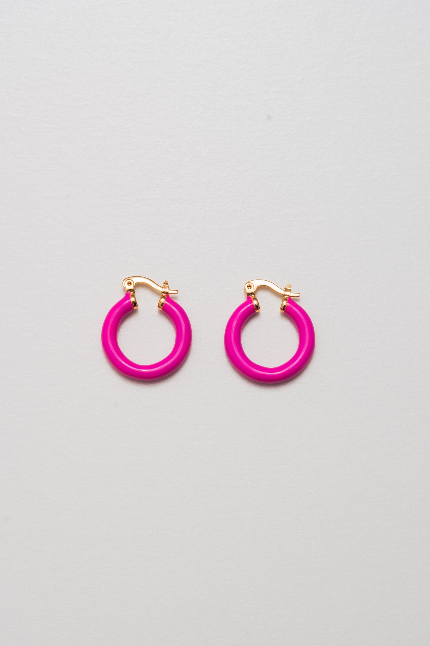Neon discount pink hoops