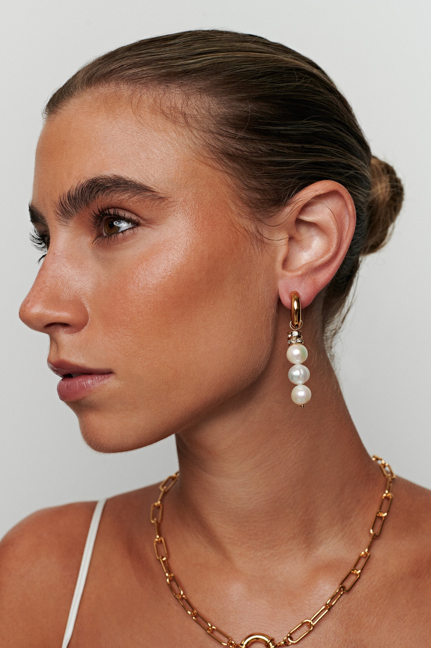Load image into Gallery viewer, Good Pearl Gone Bad Earrings
