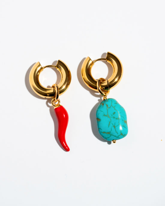 Load image into Gallery viewer, Horn Me Up Earrings

