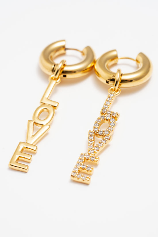 Charger l&amp;#39;image dans la galerie, Boucles d&amp;#39;oreilles LOVE
