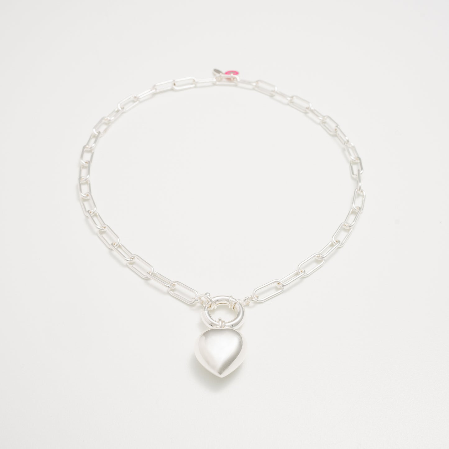 Lonely Heart Necklace - Silver