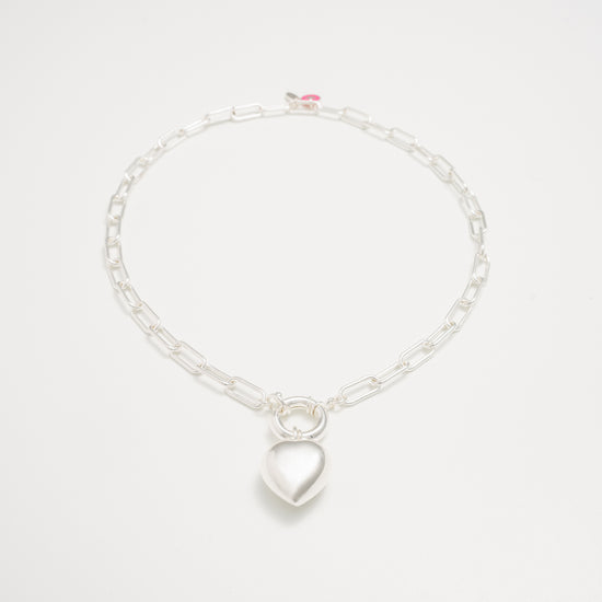 Lonely Heart Necklace - Silver