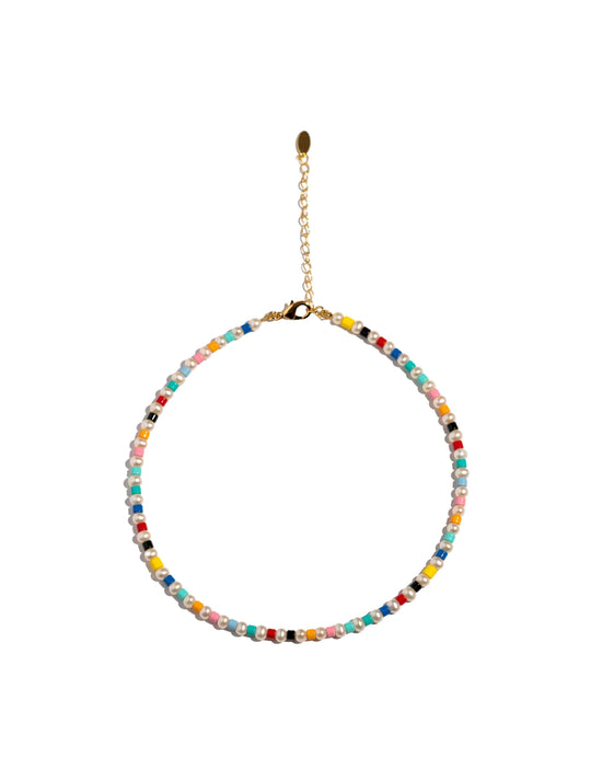 Charger l&amp;#39;image dans la galerie, Collier de perles en couleur 
