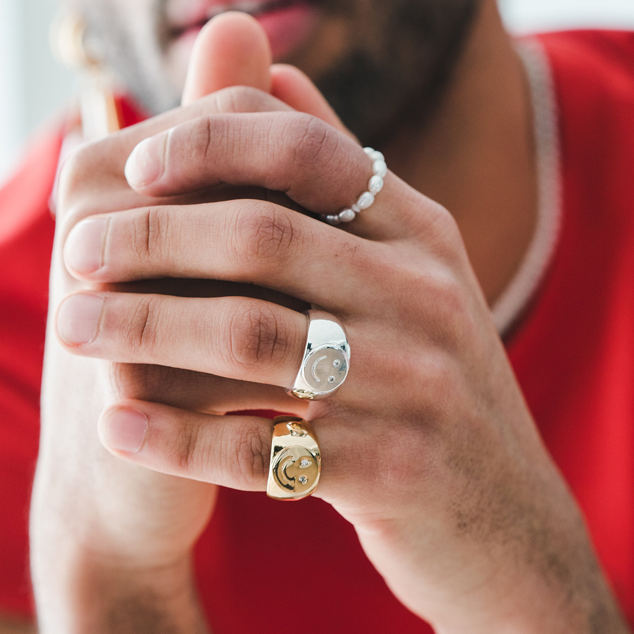 ALL SMILE RING - SILVER