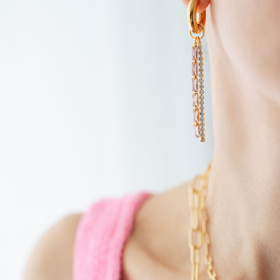 Boucles d'oreilles "Rosé all Day 
